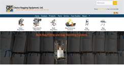 Desktop Screenshot of choicebagging.com